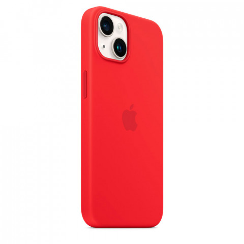 Чехол LUX Silicone Case для iPhone 14 Red with MagSafe